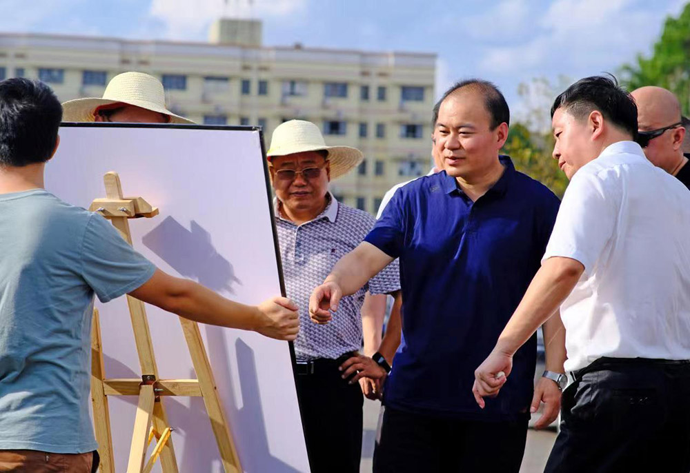 朱健调研正规博彩网站周边道路建设